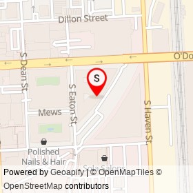 Alta Brewers Hill on South Eaton Street, Baltimore Maryland - location map