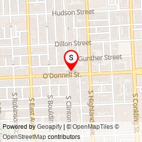Canton Bakery & Pizza on O'Donnell Street, Baltimore Maryland - location map