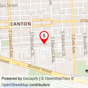 Simply Marie's on Elliott Street, Baltimore Maryland - location map