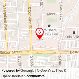 Pasta Mista on Boston Street, Baltimore Maryland - location map