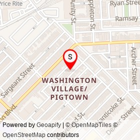 Paul's Place on Ward Street, Baltimore Maryland - location map