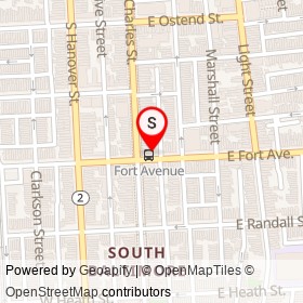 Delia Foley's on South Charles Street, Baltimore Maryland - location map