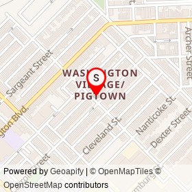 Pigtown Food For Thought Community Garden on Carroll Street, Baltimore Maryland - location map