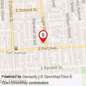 Liv2Eat on Light Street, Baltimore Maryland - location map