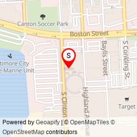 THB Bagels & Deli on Boston Street, Baltimore Maryland - location map