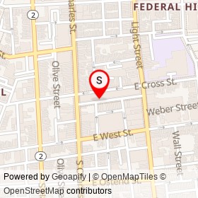Phubs on South Charles Street, Baltimore Maryland - location map