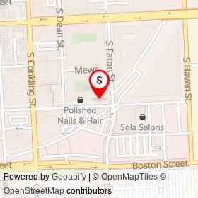 Cleaners on Toone Street, Baltimore Maryland - location map