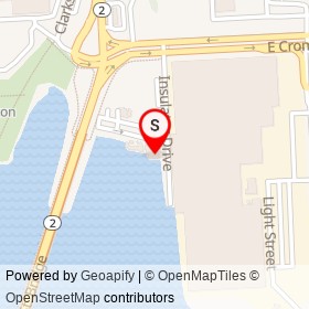 Nick's Fish House & Grill on Insulator Drive, Baltimore Maryland - location map