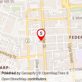 Maurice's House of Art on South Charles Street, Baltimore Maryland - location map