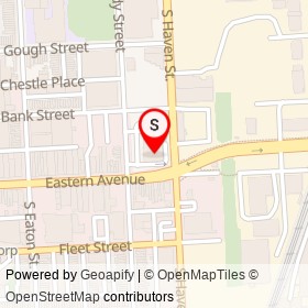Walgreens on Eastern Avenue, Baltimore Maryland - location map