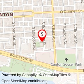 No Name Provided on South Robinson Street, Baltimore Maryland - location map