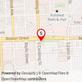No Name Provided on Boston Street, Baltimore Maryland - location map