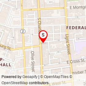 Afters on South Charles Street, Baltimore Maryland - location map