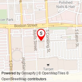 Five Below on Boston Street, Baltimore Maryland - location map