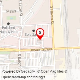 Chase on Boston Street, Baltimore Maryland - location map
