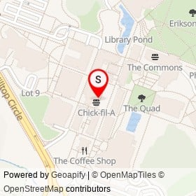 Starbucks on Hilltop Circle, Catonsville Maryland - location map