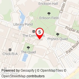 UMBC Bookstore on Hilltop Circle, Catonsville Maryland - location map