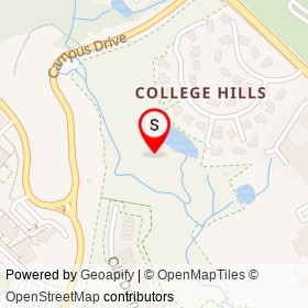 No Name Provided on Campus Drive, Catonsville Maryland - location map