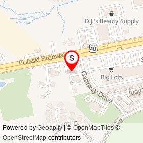 7-Eleven on Gateway Drive, Edgewood Maryland - location map