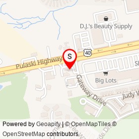 7-Eleven on Gateway Drive, Edgewood Maryland - location map