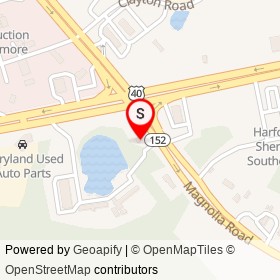 Hip Hop Fish & Chicken on Magnolia Road, Joppatowne Maryland - location map