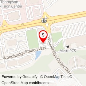 Popeyes on Woodbridge Station Way, Edgewood Maryland - location map