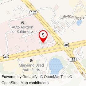 Day's Auto Care on Pulaski Highway, Joppatowne Maryland - location map