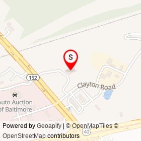 Ray's Body Works on Mountain Road, Edgewood Maryland - location map
