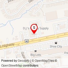 JC Bridal & Formals on Pulaski Highway, Edgewood Maryland - location map