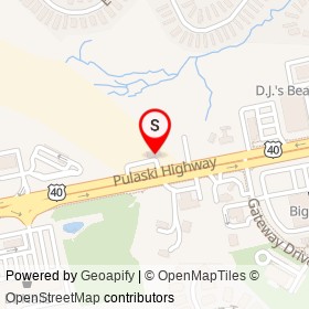 LKQ Pick Your Part on Pulaski Highway, Edgewood Maryland - location map