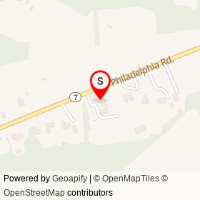 El's County Line Bar & Grill on Philadelphia Road, Kingsville Maryland - location map
