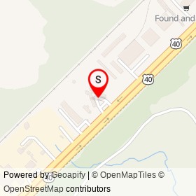 Vagabond Motel on Pulaski Highway,  Maryland - location map
