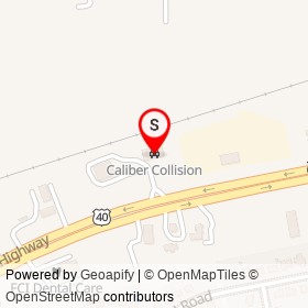 Caliber Collision on Pulaski Highway, Joppatowne Maryland - location map