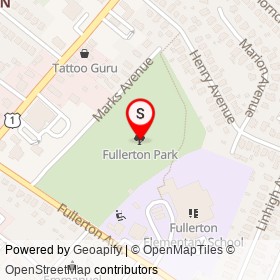 Fullerton Park on , Overlea Maryland - location map