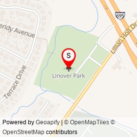 Linover Park on , Overlea Maryland - location map