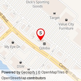 Duck Donuts on Campbell Boulevard, White Marsh Maryland - location map