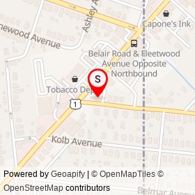 Overlea Auto Repair on Belair Road, Baltimore Maryland - location map