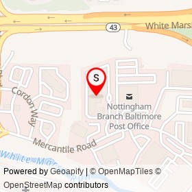 Residence Inn Marriott on Mercantile Road, White Marsh Maryland - location map