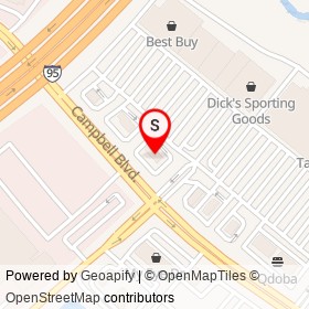 Chick-fil-A on Campbell Boulevard, White Marsh Maryland - location map