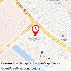 Edorito Asian Bistro on Campbell Boulevard, White Marsh Maryland - location map