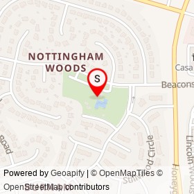 Nottingham Woods on , White Marsh Maryland - location map
