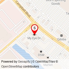 My Eye Dr. on Campbell Boulevard, White Marsh Maryland - location map
