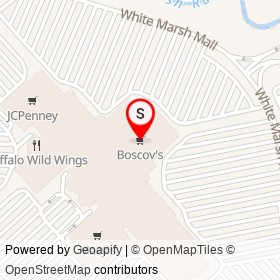 Boscov's on Perry Hall Boulevard, Perry Hall Maryland - location map