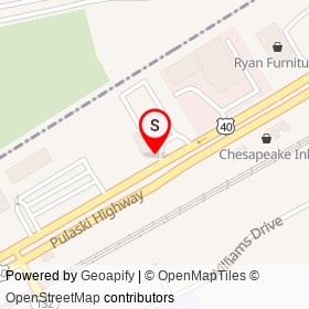 J&K Pawn on Pulaski Highway, Aberdeen Maryland - location map