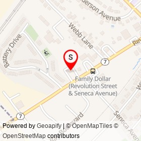 Pat's Pizzeria on Revolution Street, Havre de Grace Maryland - location map
