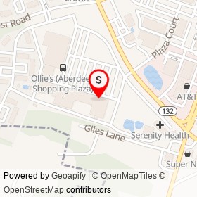 Rent-A-Center on Giles Lane, Aberdeen Maryland - location map