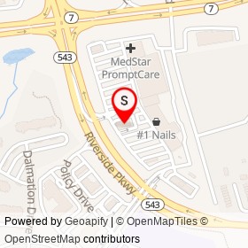McDonald's on Riverside Parkway, Riverside Maryland - location map