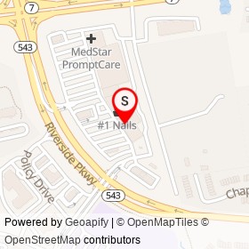 Walgreens on Riverside Parkway, Riverside Maryland - location map