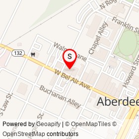 Mr. Tire on West Bel Air Avenue, Aberdeen Maryland - location map