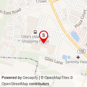 Pool 'n Pints on Giles Lane, Aberdeen Maryland - location map
